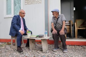 VALİ MUSTAFA KOÇTAN MEMİŞ DAYIYA VEFA ZİYARETİ