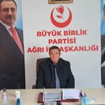 BBP Ağrı İl Başkanı Naci Edebali’den 10 Ocak Mesajı