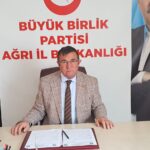 Büyük Birlik Partisi Ağrı İl Başkanı Naci EDEBALİ’den Kurban Bayramı Mesajı